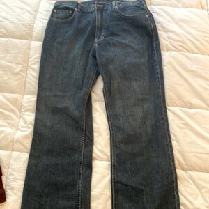 Men’s Structure Jeans.  38 x 34.  Darker wash straight leg